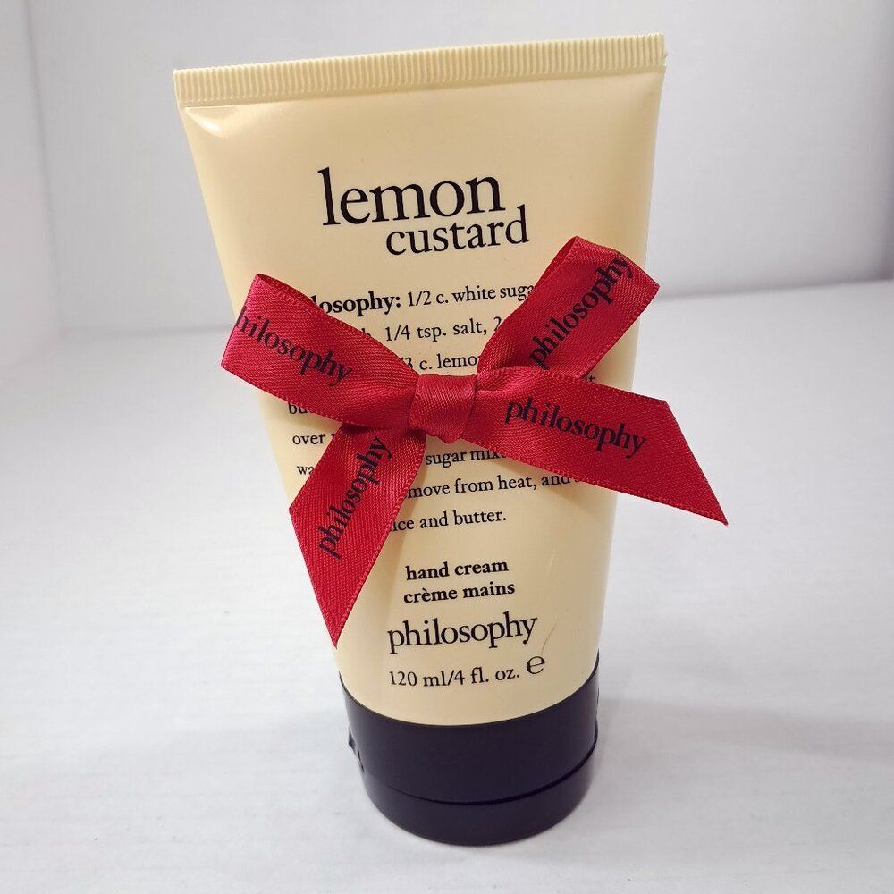 NEW Philosophy‎ Lemon Custard Hand Cream Lotion 4fl oz discontinued rare scent